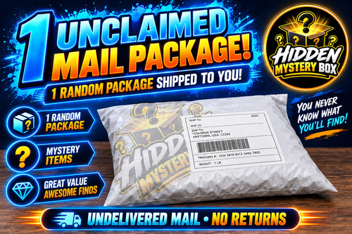 Unclaimed mail mystery box 1 - mail,